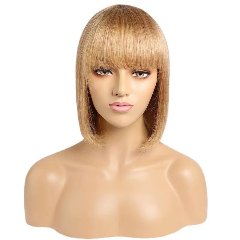 European and American Wig Medium Length Straight Hair - Beyond Bougie Beauty