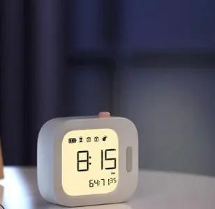 Alarm Clock LED Digital Luminous Night Light Cute Table Clock Electronic for Desk Clock Timer - Beyond Bougie Beauty