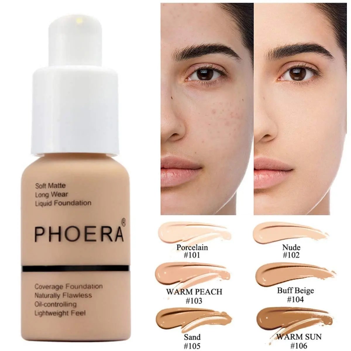 Explosive Press Type Oil Control Natural Color Matte Concealer Foundation Cream - Beyond Bougie Beauty
