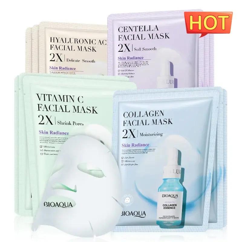 Collagen Face Mask Moisturizing Firming Face Sheet Mask Hyaluronic Acid Facial Masks Beauty Skin Care Gel Skin Care - Beyond Bougie Beauty